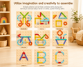 Montessori Alphabet & Number Building Blocks