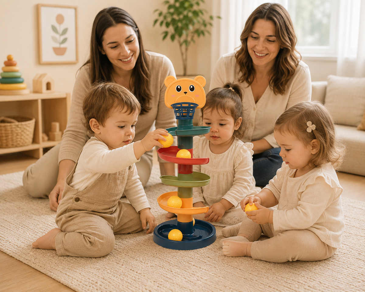 Rolling Ball Tower Toy for Kids