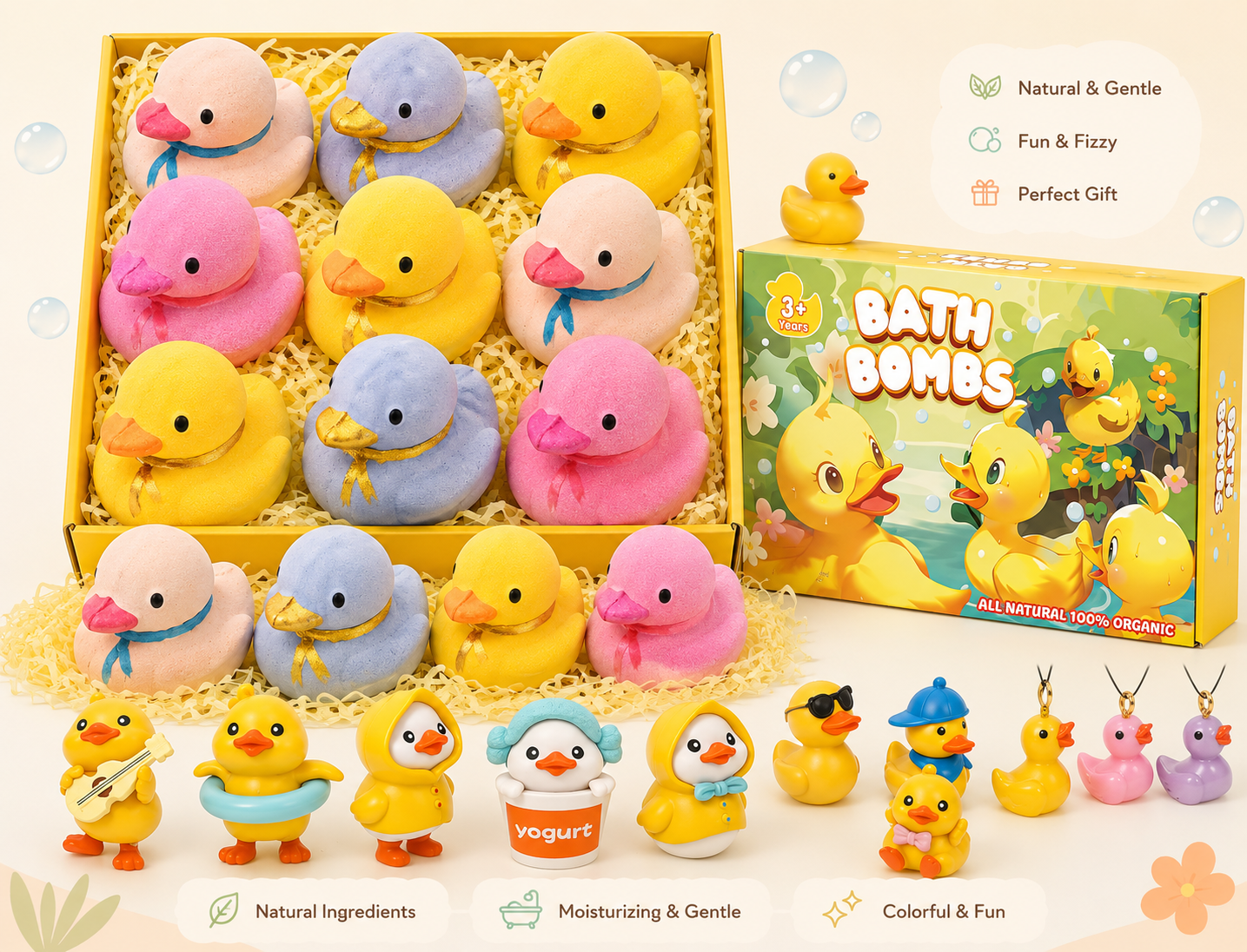 Duck Bath Bombs & Duck Toys