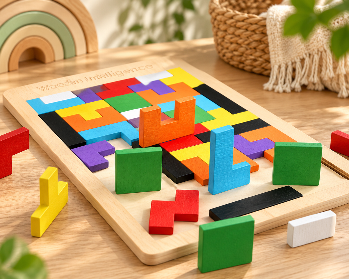 Wooden Tangram Puzzle Educational Toy
