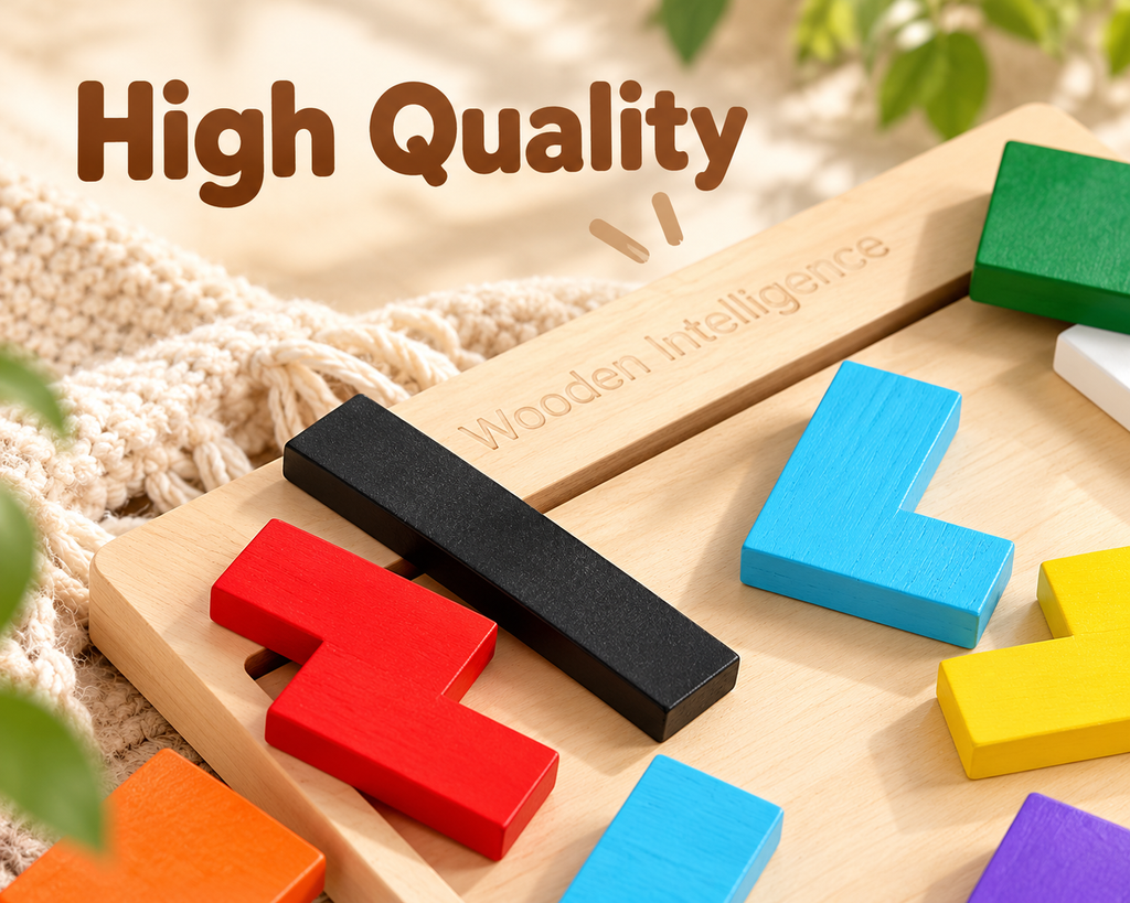 Wooden Tangram Puzzle Educational Toy