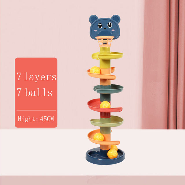 Rolling Ball Tower Toy for Kids
